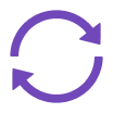 Refresh this page (reload content) button with circular purple arrows